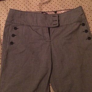 Tiny houndstooth dress trousers