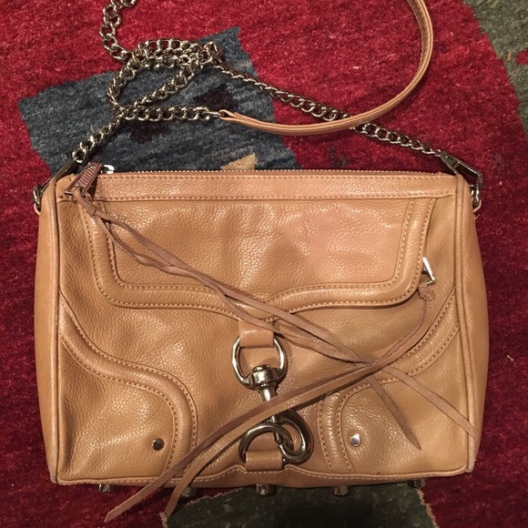 Rebecca Minkoff beige bag/cross body purse