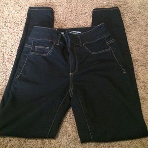 Dark wash high waisted Jeggings