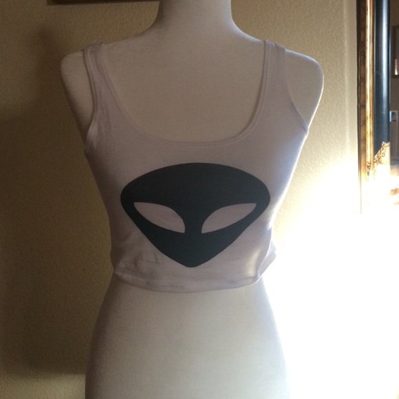 $$ Alien crop top!