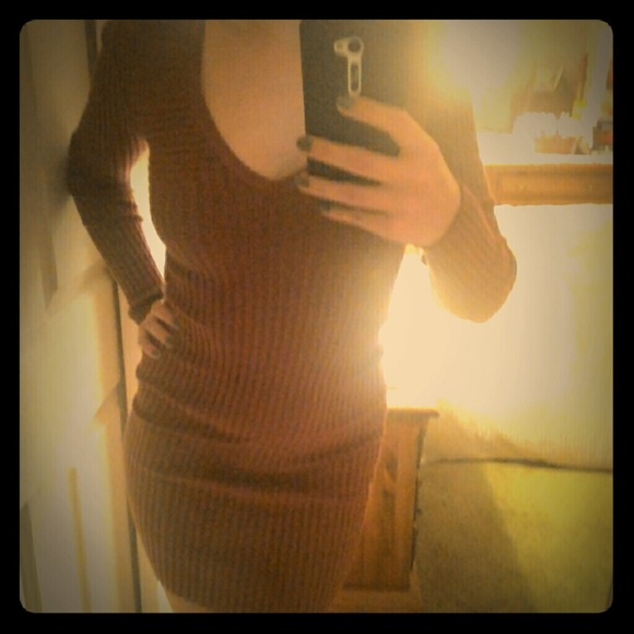 Victoria Secret Brown Sweater Dress - Picture 1 of 3