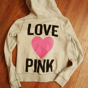 Victoria Secret Pink zip up hoodie