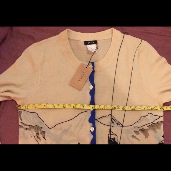 NWT j crew Nordic ski cardigan - Picture 4 of 4