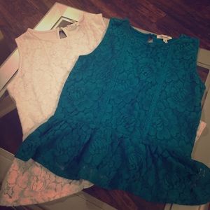 Aeropostale peplum tops