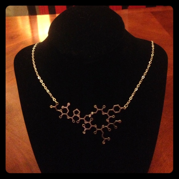 Jewelry - Oxytocin Chemical Structure Necklace