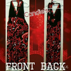 Candie's Halter Top Maxi Dress