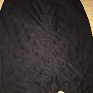 Bodycon fitted miniskirt with scrunched bottom