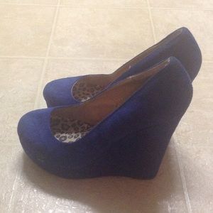 Blue Devils blue wedges !