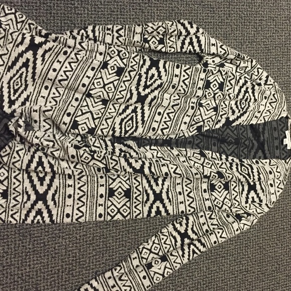 Aztec cardigan!