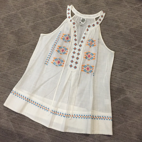 Embroidered Tank top, Ivy Jane, Never worn!!