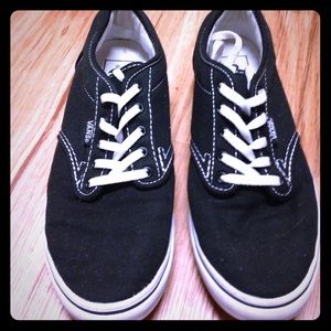 Black Vans Size 6.5