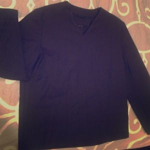 PRADA charcoal black top.