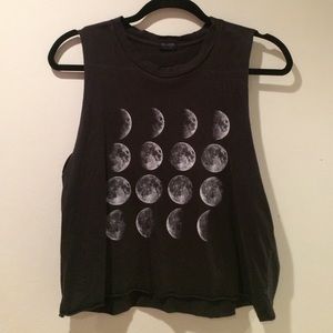 brandy melville moon phase muscle tee