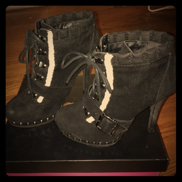 Bakers black booties!