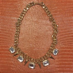 Stone & Spike Gold Necklace Stone & Spike Gold Necklace