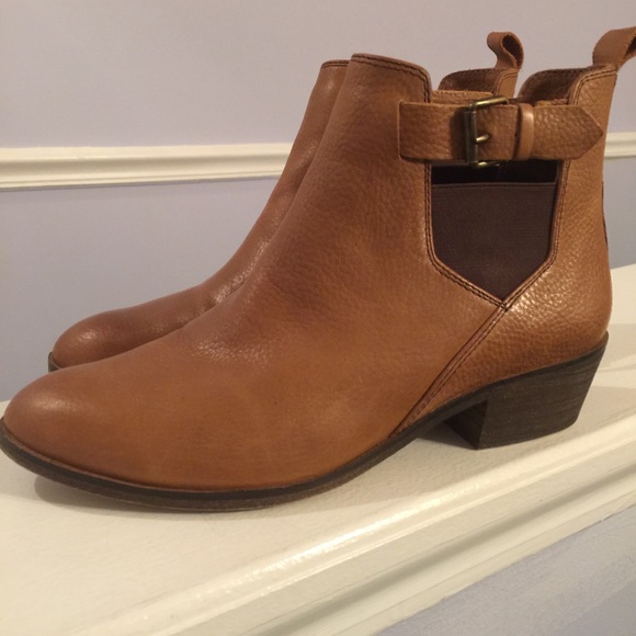 Splendid Hilltop Camel Brown Ankle Boots Sz 7.5