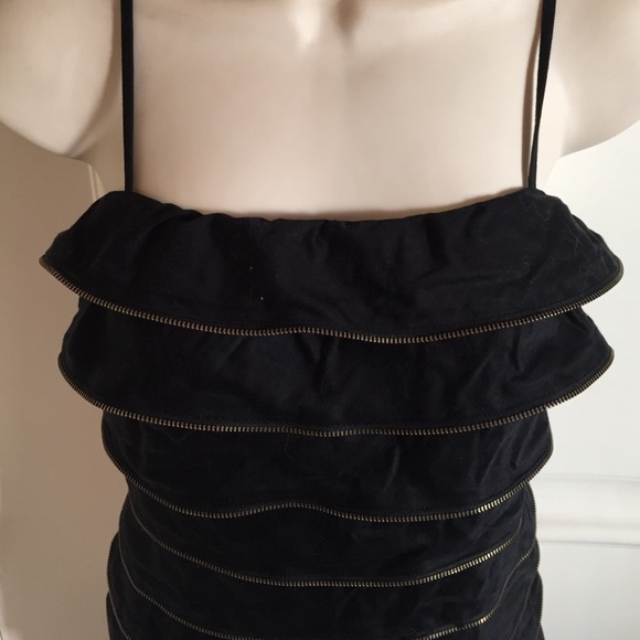 Sexy Black zipper dress - Picture 3 of 4