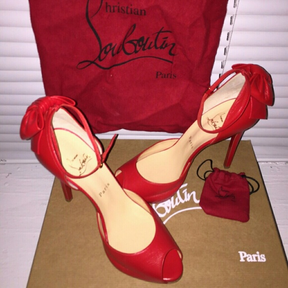 Christian Louboutin 120 Open toes heels Authentic
