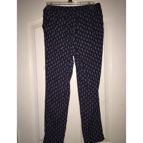 Navy Loose Fitting Pants