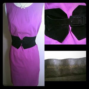 Vintage YSL leather belt