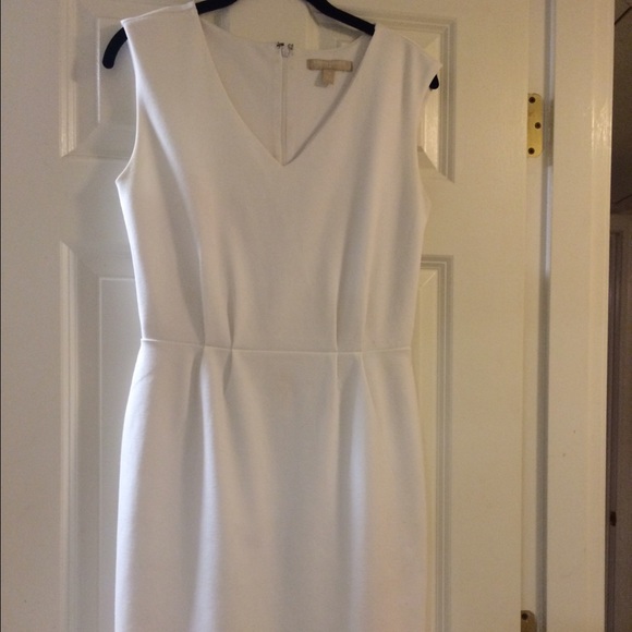 Banana republic white dress size 4