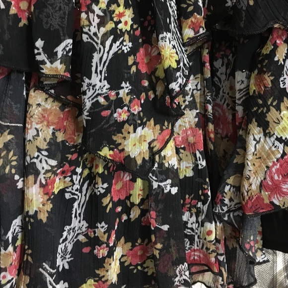 Jessica McClintock short floral formal gown - Picture 3 of 4