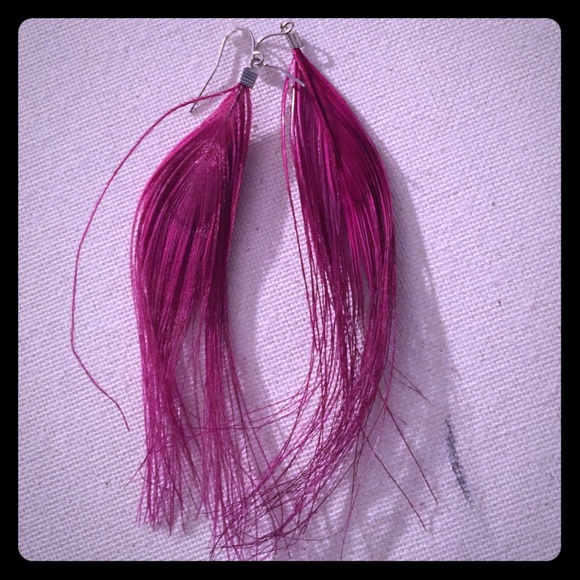 Feather earrings