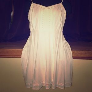 White strappy dress
