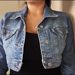 Cropped Jean jacket!