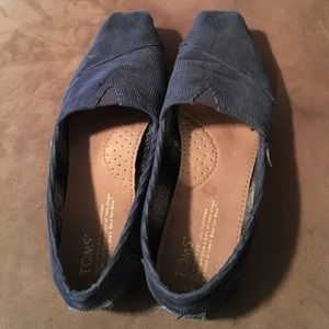 Blue Corduroy Toms