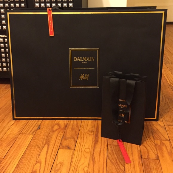 Balmain shopping bags