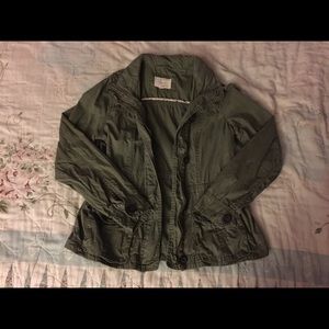 Jacket with hidden hood