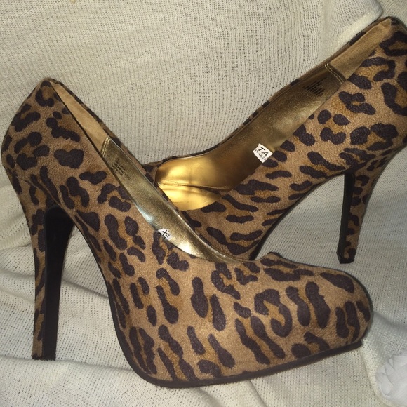 Cheetah print heels