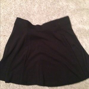 Black skater skirt
