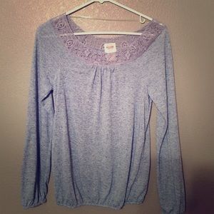 Blue long sleeve shirt