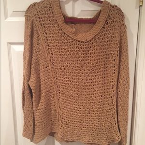 Brown oversized sweater