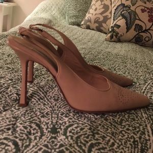 Cream Jimmy Choo sling backs sz 40 ❗️moving sale❗️