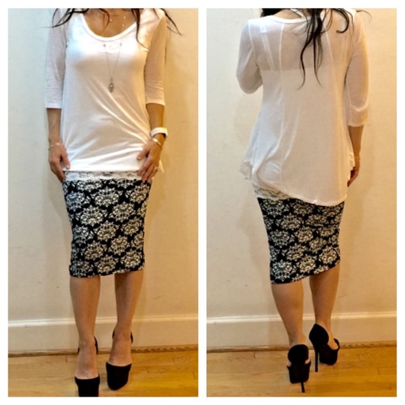 Chic paisley midi skirt - Picture 2 of 2