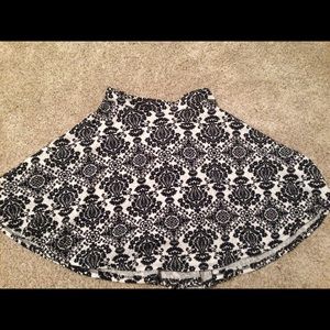 Black and white skirt