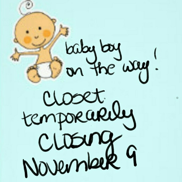 TEMPORARY CLOSET CLOSED!