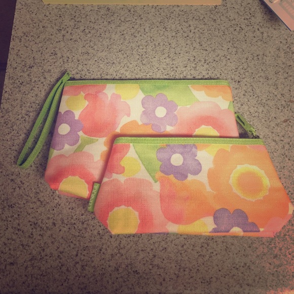 Two large Clinque makeup bags!