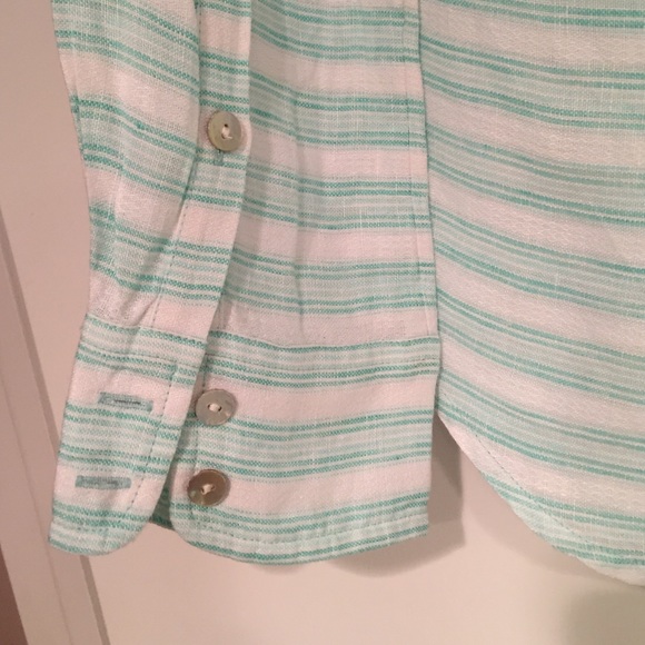 Vineyard Vines size 0 aqua popover - Picture 3 of 4