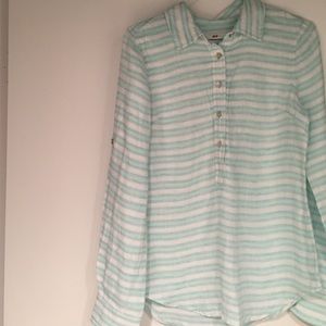 Vineyard Vines size 0 aqua popover