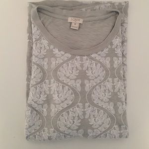 Adorable lace jcrew top size medium