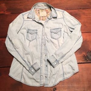 Perfectly soft western style chambray