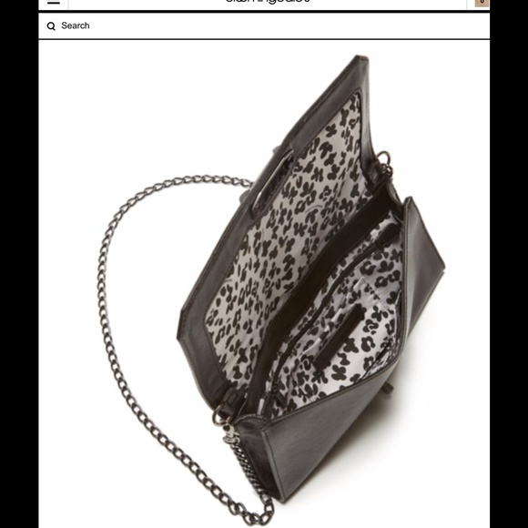 Rebecca Minkoff love Clutch black and gunmetal - Picture 2 of 3