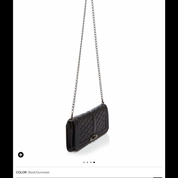 Rebecca Minkoff love Clutch black and gunmetal - Picture 3 of 3