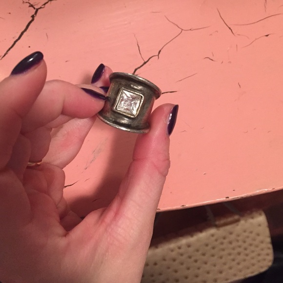 Silver chunky ring - Picture 2 of 2