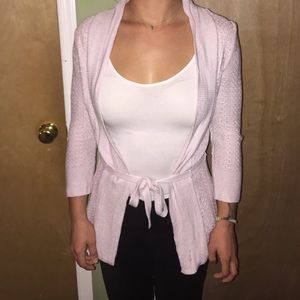Pale pink cardigan H&M