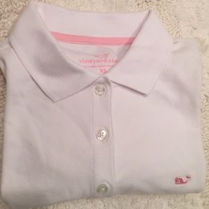 White vineyard vines polo